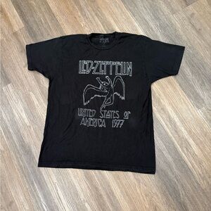 Led Zeppelin Black Graphic T-Shirt